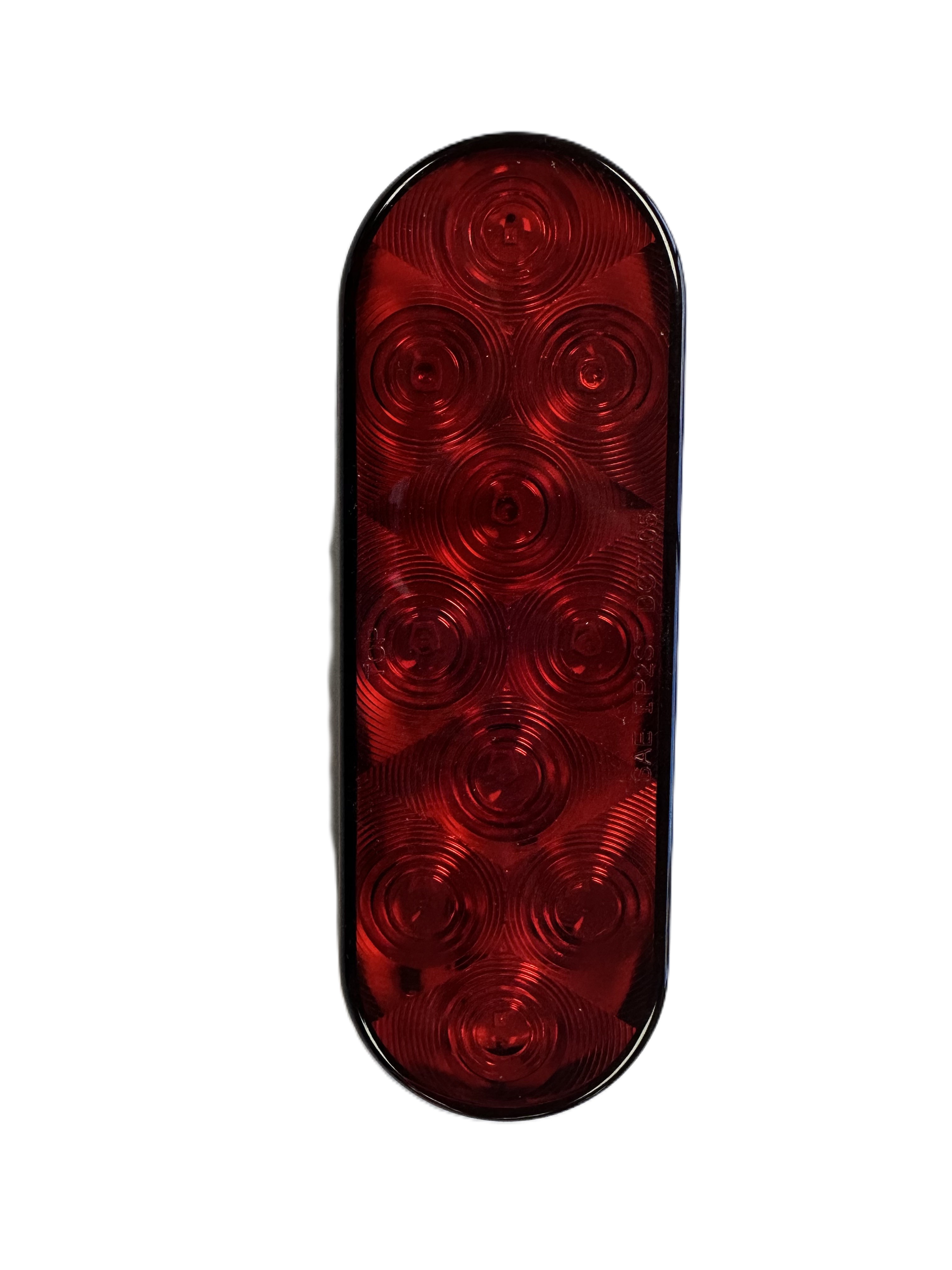 62-2722 LIGHT,STT 6"OVL RED PL3 10DI S/T/I GRMT