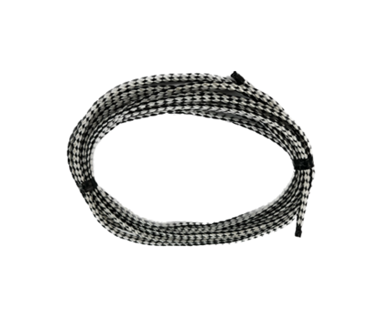 Rope, Nylon Blk/Wht 35'